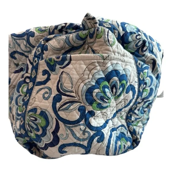Vera Bradley Mediterranean White Duffle Bag - Picture 5 of 13
